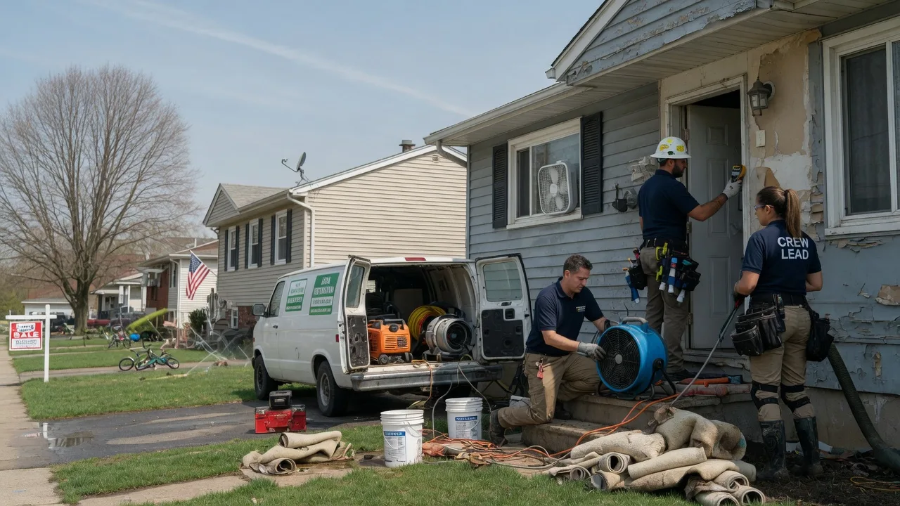 Flood Cleanup in Byrnedale, PA near me